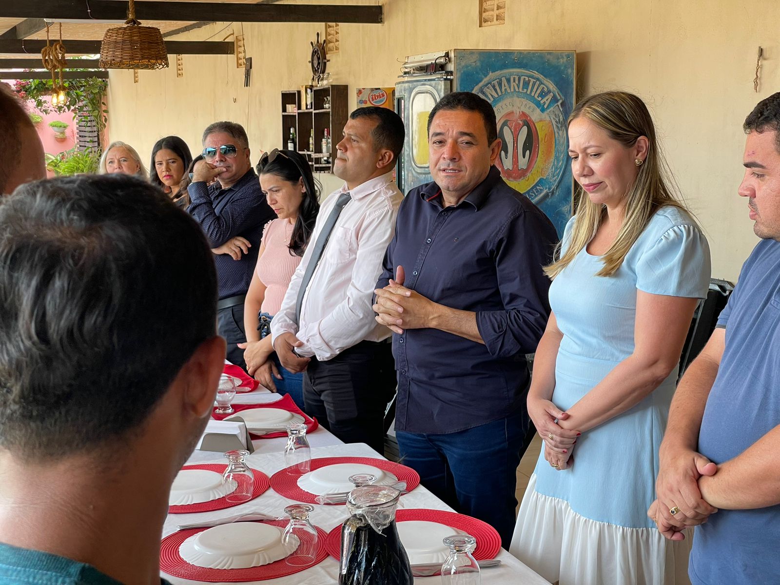 Prefeito Bibiano reúne pastores em almoço no Dia do Evangélico